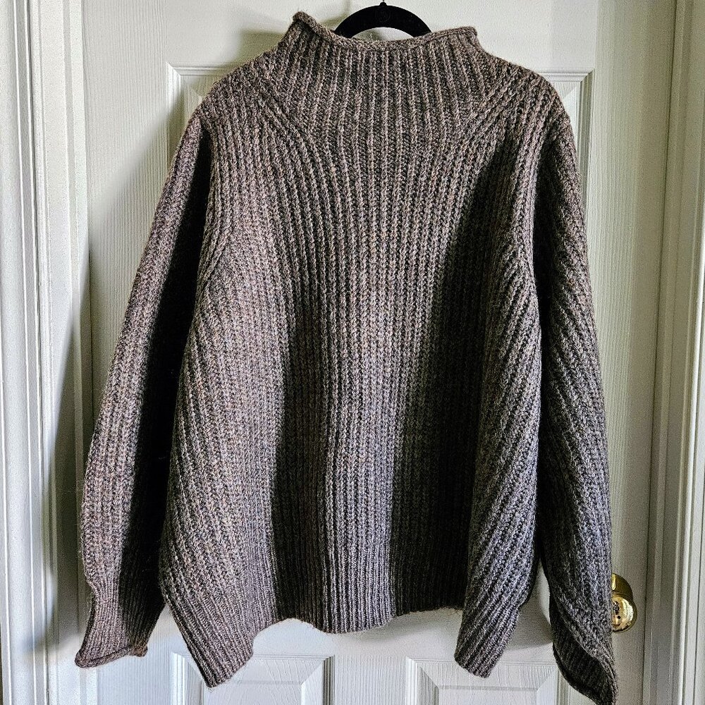 Madewell Mock-Neck Cable Sweater NWT 4X Plus